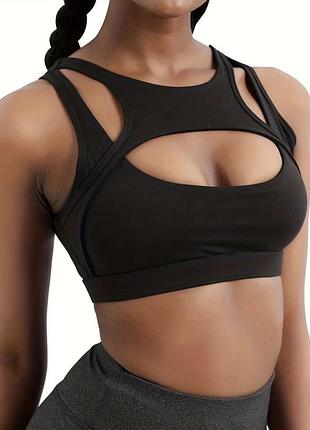 Топ жіночий для спорту чорний
