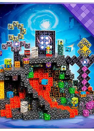Игрушка магнитный конструктор метеоритный дождь блоки майнкрафт 200 деталей my wull (minecraft) для детей (l_16315)