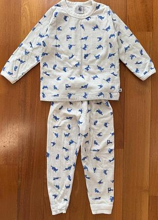 Тепла піжама petit bateau нова 2