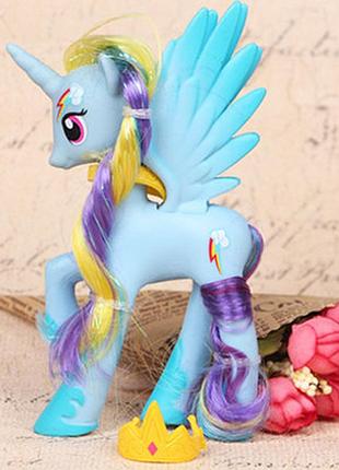Игрушка радуга дэш фигурка пони my little pony мой маленький пони, игрушка для детей (l_12583)
