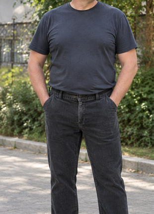 Чоловічі брюки louisіana вельветові, розмір 50, чорні