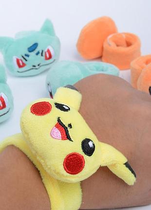 Іграшка браслет пікачу, м'яка іграшка для дітей (l_10004)
