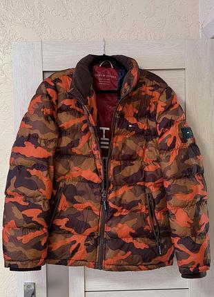 Куртка чоловіча tommy hilfiger демісезонна камуфляжна