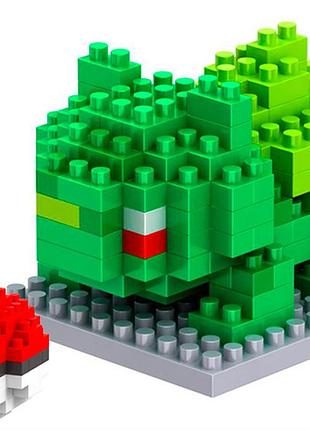 Игрушка конструктор бульбазавр для детей (l_10671)