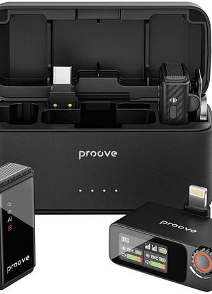 Бездротовий петличний мікрофон proove forum pro black