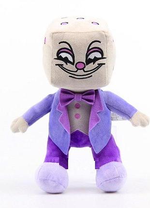 Игрушка кинг дайс из капхед (cuphead king dice) мягкая игрушка для детей (l_9165)