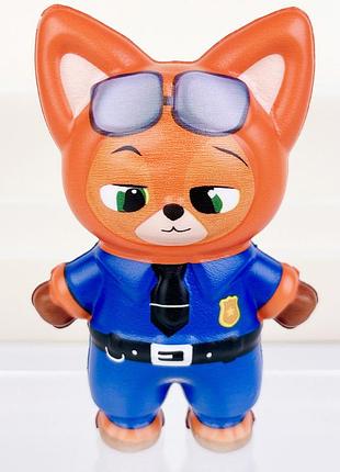 Игрушка ник в форме сквиши zootopia (зверополис), 11 см для детей (l_15282)