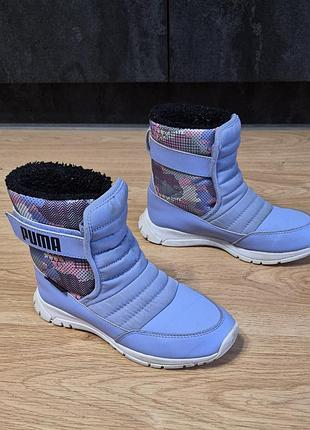 🖤 зимові чобітки puma nieve boot wtr ac для маленьких ніжок ❄️