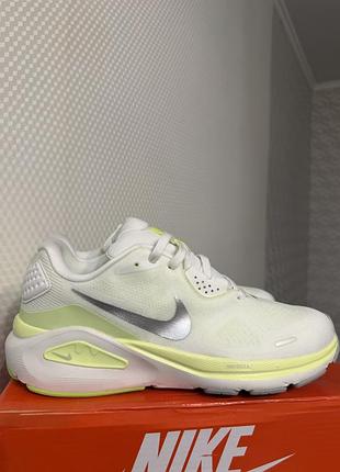 Кросівки чоловічі nike zoomx reactx invincible run vapormax білі, салатові, 44 розмір, 28 см