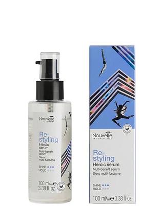 Сироватка мультифункціональна незмивна для волосся nouvelle re-styling heroic serum 100 мл