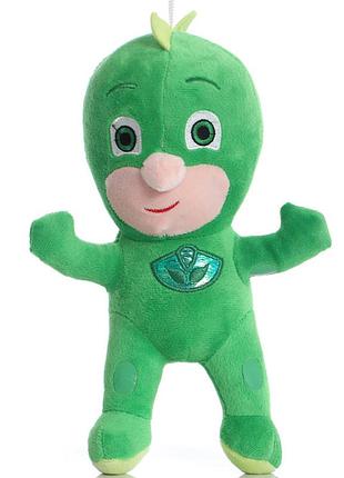 Игрушка грег/гекко герои в масках мягкая игрушка из pj masks для детей (l_11412)