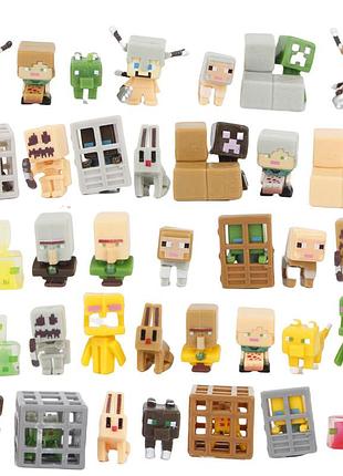 Игрушка мега набор фигурок 36 героев майнкрафт крипер для детей (l_13842)