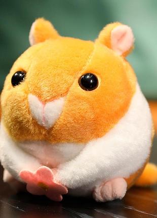 Игрушка мягкая игрушка хомяк - грызет с заводным механизмом для детей (l_13575)