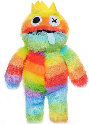 Игрушка блю в радужном цвете 35 см мягкая игрушка для детей (l_11437)