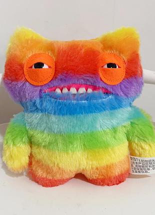 Fuggler (фуглер) 22 см grin grin (rainbow striped variant) мягкая игрушка fuggler funny ugly monster (l_14758)