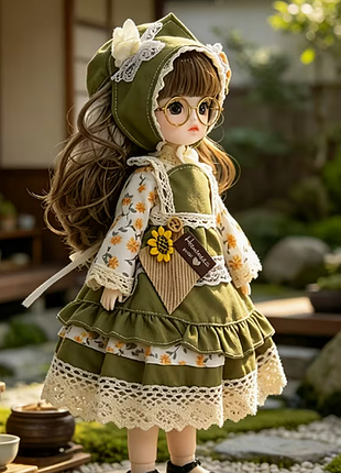Игрушка коллекционная подвижная шарнирная кукла девочка арт.0014