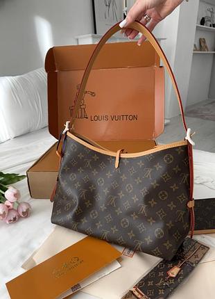 Louis vuitton carryall pm brown 2