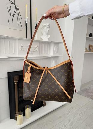 Louis vuitton carryall pm brown 4