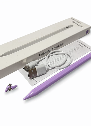 Универсальный стилус k-2260 universal stylus pen для android, ios, windows, фиолетовый (10800)