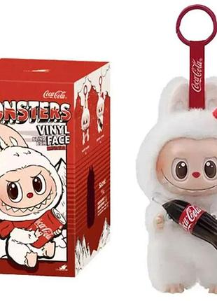 Игрушка лабубу coca cola 18 см (4 сезон) мягкая игрушка брелок кукла для детей (l_14514)
