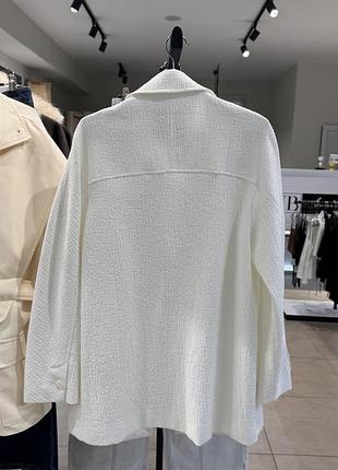 Пальто жіноче zara біле 4