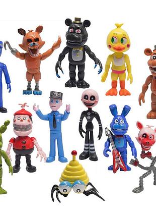 Игрушка большой набор фигурок из фнаф 12 шт для детей (l_12276)
