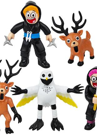 Игрушка 99 ночей в лесу игровые фигурки roblox 5 персонажей для детей (l_15169)