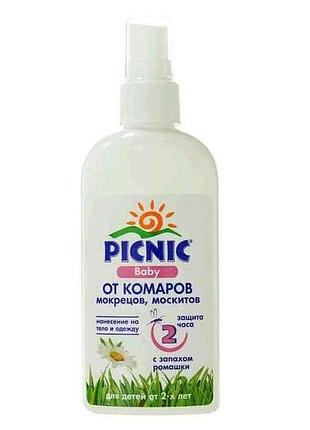 Лосьон от комаров 100 мл picnic baby тм picnic