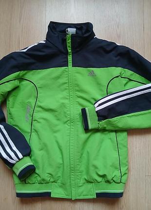 Олімпійка чоловіча adidas зелена з чорним