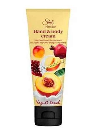 Крем для рук 75 мл и тела nectar персик и гранат тм шик