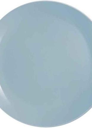 Тарелка десертная круглая 19см diwali light blue (p2612) тм luminarc