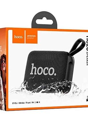 Портативна колонка hc28 18w/bt5.4/usb/tfcard/fm/tws/1200mah чорна 12,5х9,5х5,4см тм hoco