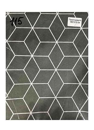 Простирадло 180*215 полікотон арт.115 тм constancy