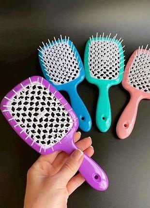 Расческа hollow comb shutimei цветная (21*9*5см) 210863 тм eстет
