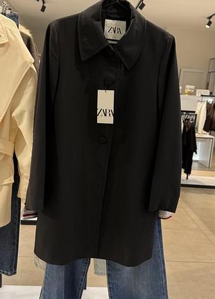 Пальто жіноче zara чорне 2