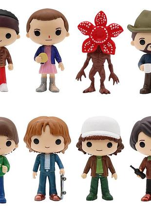 Игрушка очень странные дела фигурки игровые (stranger things), 8 героев для детей (l_15581)