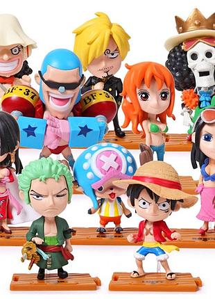 Іграшка фігурки героїв ван пис (one piece) 10 шт для дітей (l_11004)