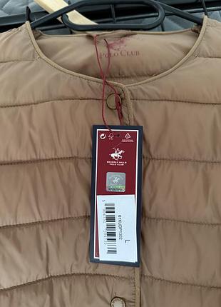 Демисезонная куртка polo assn, новая 7