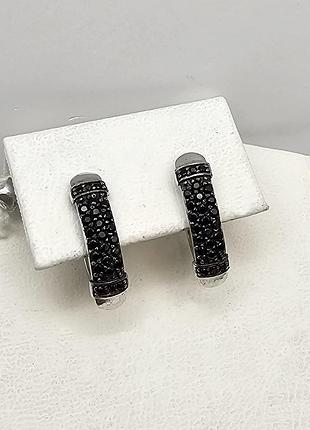 Сережки серебряные с фианитом 2,4 г