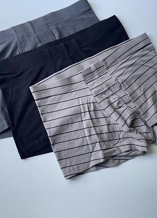 3 шт набір чоловічих боксерів h&m l