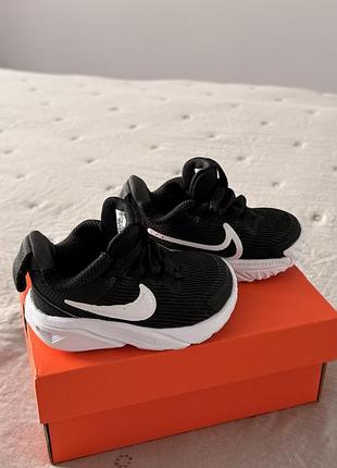 Кросівки nike чорні розмір 18,5 (9 см устілка)