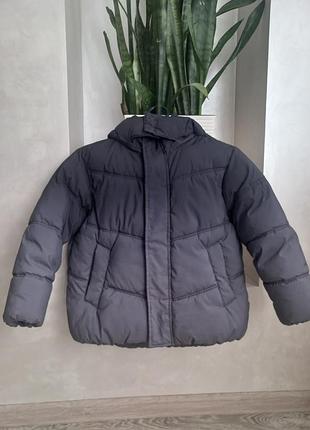 Куртка для хлопчика zara зимова сіра
