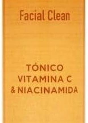 Тоник для лица deliplus с витамином c и ниацинамидом deliplus facial clean vitamin c and niacinamide toner 255 ml