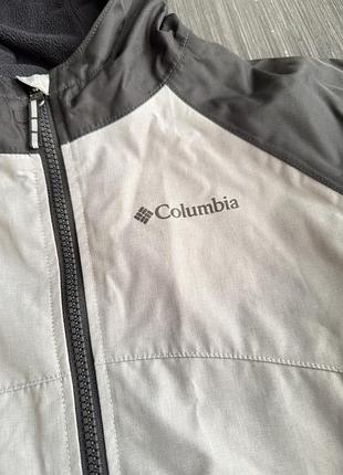 Вітровка для дітей columbia чорна, сіра 3