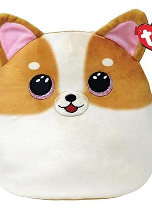 М’яка іграшка 39277 squish-a-boos коргі "tanner" 20 см ty