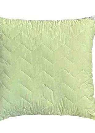 Подушка холофайбер green bamboo мікрофібра №5 green bamboo 12мм р.70*70 тм arcloud