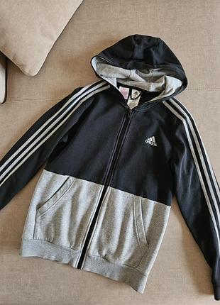 Худі кофта adidas адідас оригінал 13-14років 164см