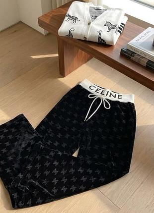Брюки жіночі celine велюрові