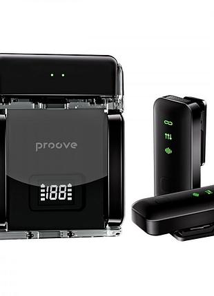 Беспроводной петличный микрофон proove live black