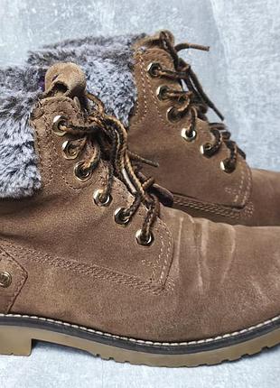 Черевики жіночі wrangler зимові, коричневі, 38 розмір, натуральна замша